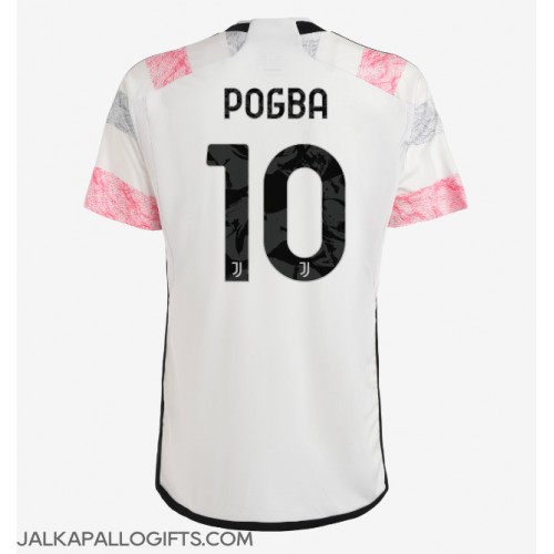 Juventus Paul Pogba #10 Vieraspaita 2023-24 Lyhythihainen